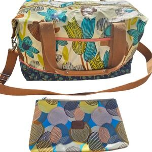 Fossil keyper duffle and pouch travel kit waxed canvas mod